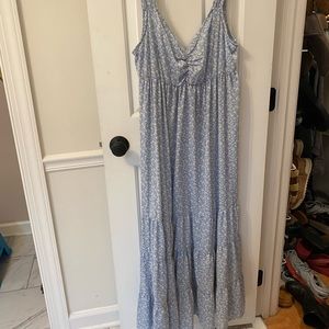 Shein Floral Maternity Maxi Dress